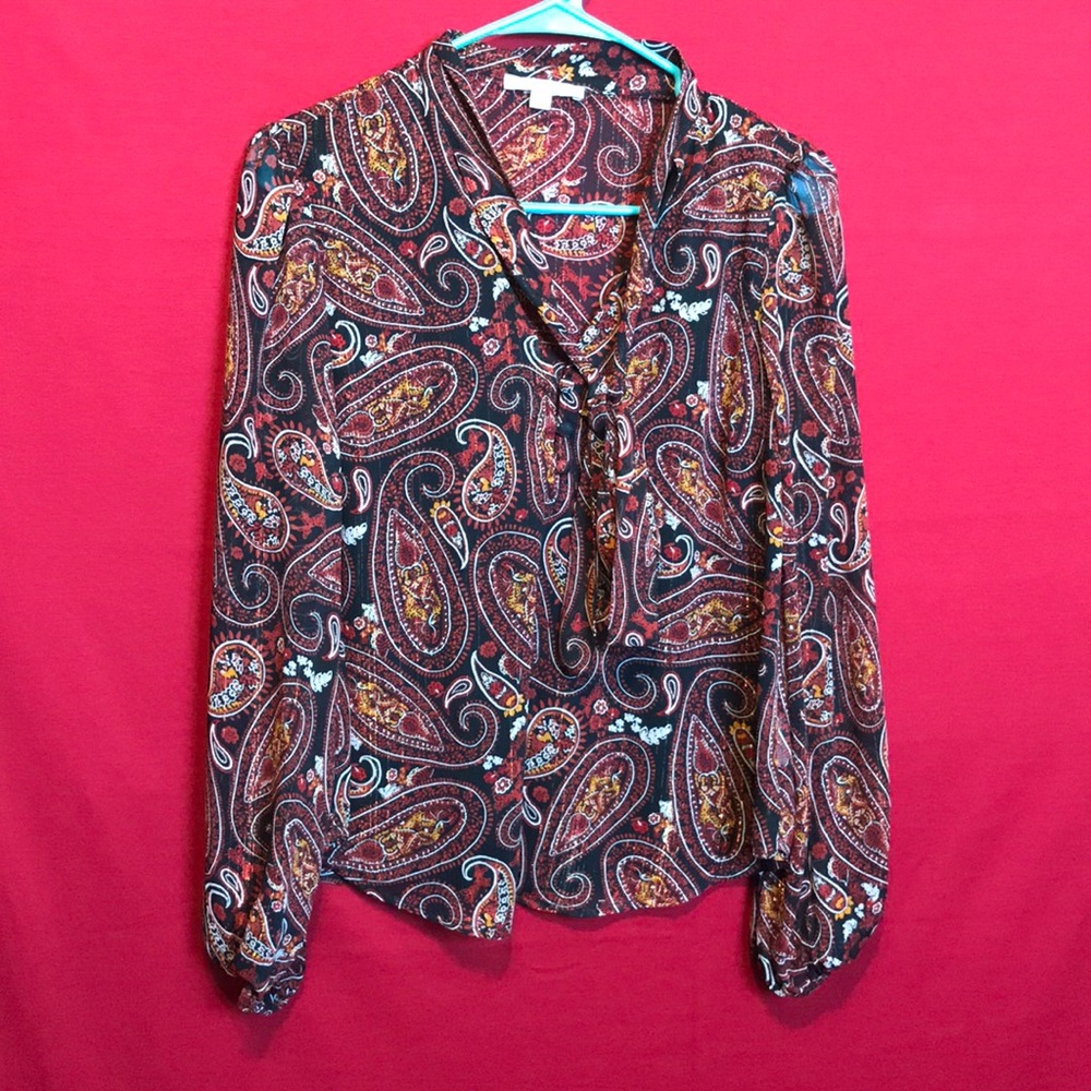 Boho Design Long Sleeve Blouse